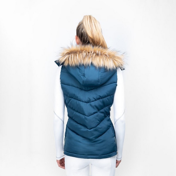 Coldstream Dam/Kvinnor Leitholm Quiltad Väst XS Cool Slate B Cool Slate Blue XS