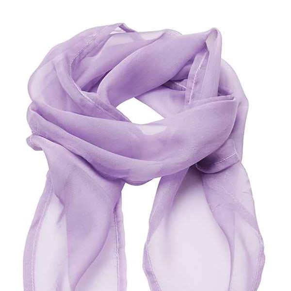 Premier Unisex Vuxen Färger Chiffong Scarf En Storlek Lila Lilac One Size