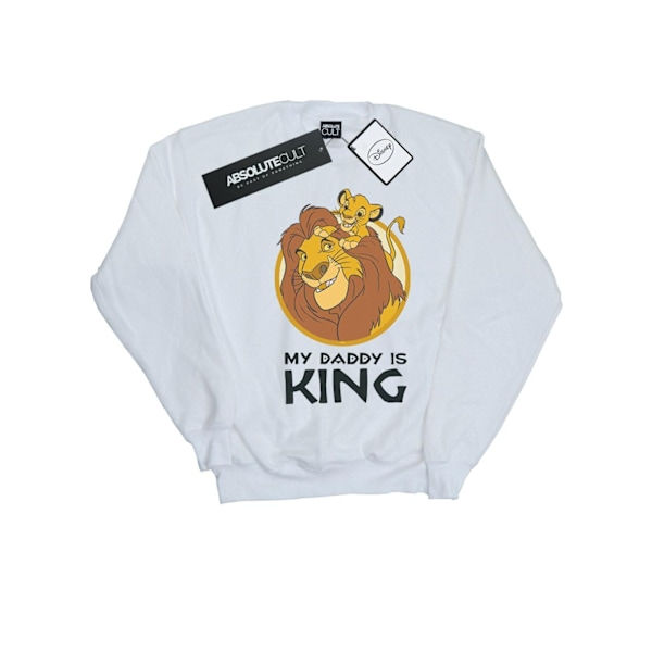 Disney Dam/Kvinnor Lejonkungen Min Pappa Är Kung Sweatshirt White XXL