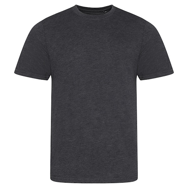 AWDis Tri Blend T-shirt för män, 3 extra large, Heather Charcoal Heather Charcoal 3 Extra Large