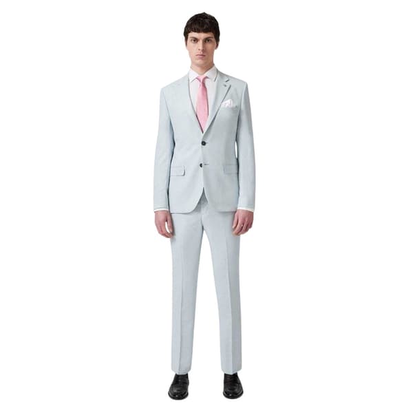 Twisted Tailor Herrbyxor Lansdown Puppytooth Slim 34R Blå Blue 34R