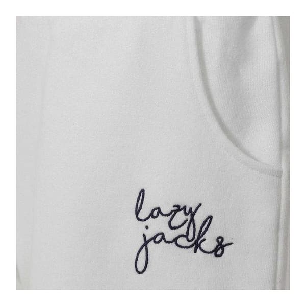 Lazy Jacks Flickor Jersey Shorts 7-8 År Vit White 7-8 Years