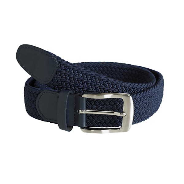 D555 Herr Dani Stretch Flätad Bälte S/M Marinblå Navy S/M