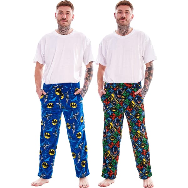 Batman Loungebyxor för män (2-pack) S Flerfärgad Multicoloured S