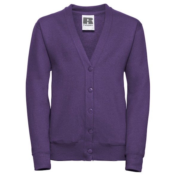 Jerzees Schoolgear Barn/Barn Cardigan 9-10 År Lila Purple 9-10 Years