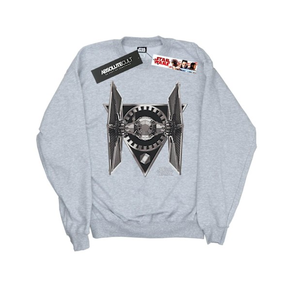 Star Wars Boys The Last Jedi TIE Fighter Sweatshirt 9-11 år Sports Grey 9-11 Years