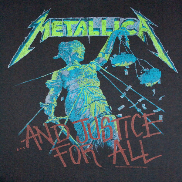 Amplified Mens Justice For All Metallica ärmlös T-shirt XS Black XS