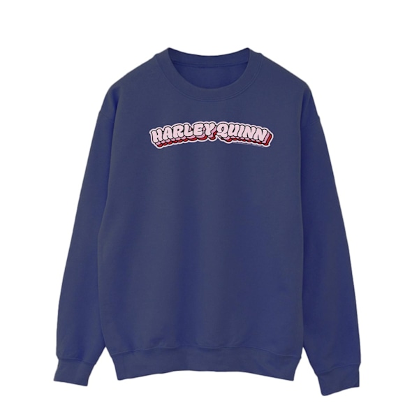 DC Comics Herr Batman Harley Quinn Logotyp Sweatshirt XL Marinblå Navy Blue XL