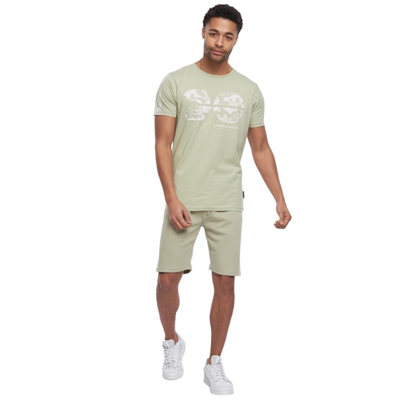 Crosshatch Mens Bellmire Shorts S Sage Sage S