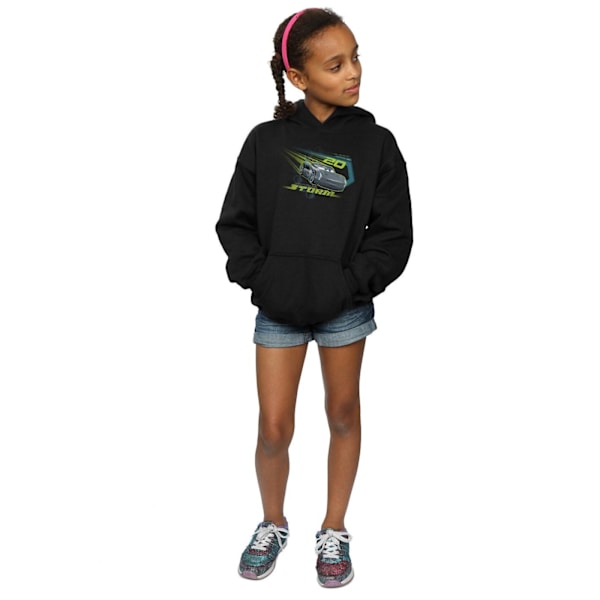 Disney Girls Cars Jackson Storm Hoodie 7-8 år Svart Black 7-8 Years