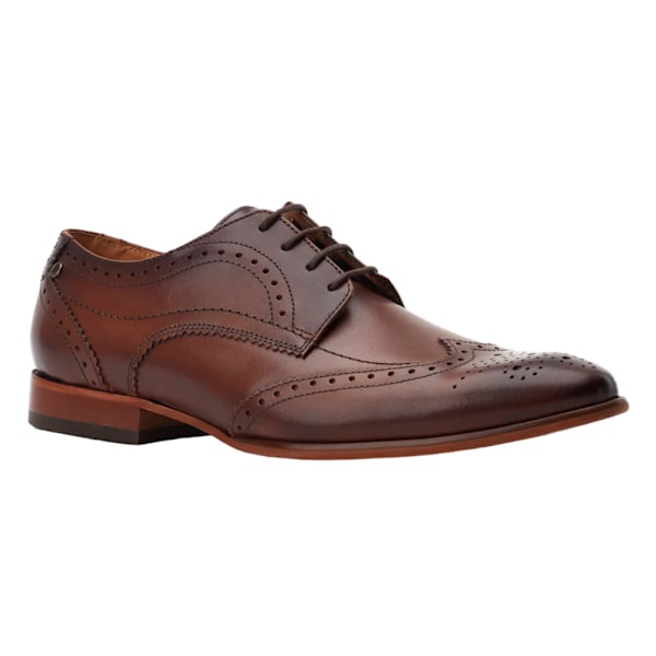 Base London Barbera Läder Brogues 12 UK Mörkbrun Dark Brown 12 UK