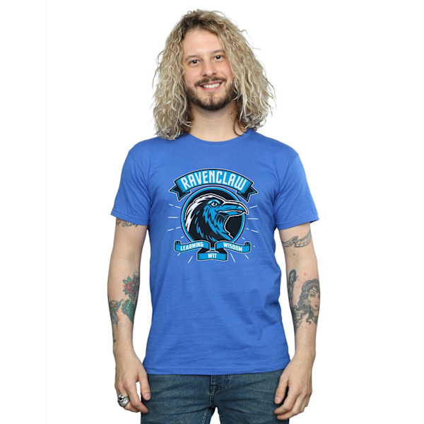 Harry Potter Herr Ravenclaw Toon Crest T-shirt S Royal Blue Royal Blue S