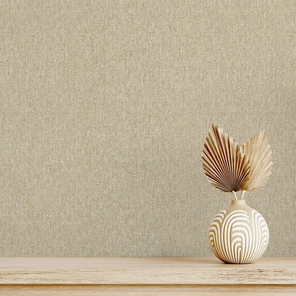 Crown Harris Enfärgad Tapet One Size Beige Beige One Size
