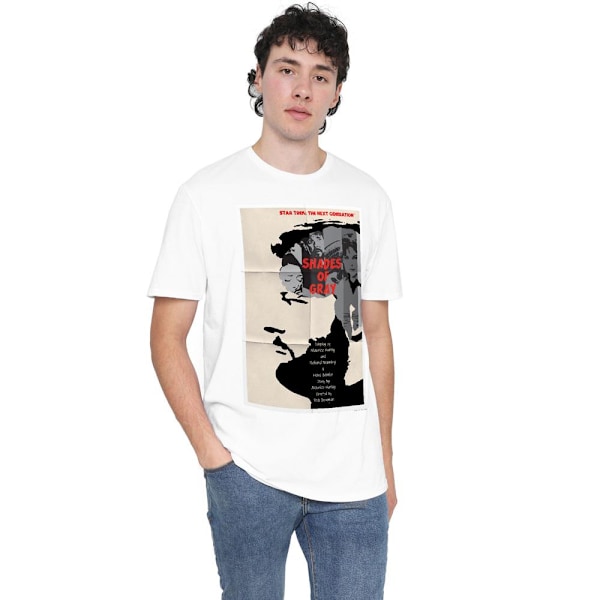 Star Trek Herr The Next Generation Säsong 2 Avsnitt 22 T-Shirt White 4XL