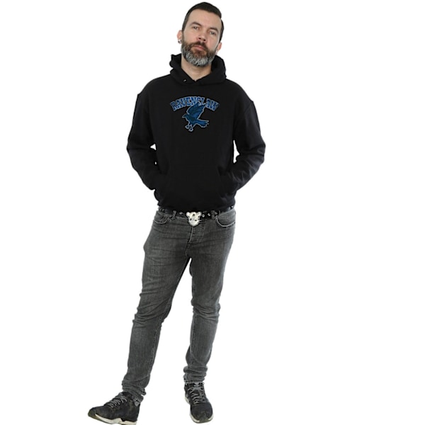 Harry Potter Herr Ravenclaw Sport Emblem Hoodie XXL Svart Black XXL