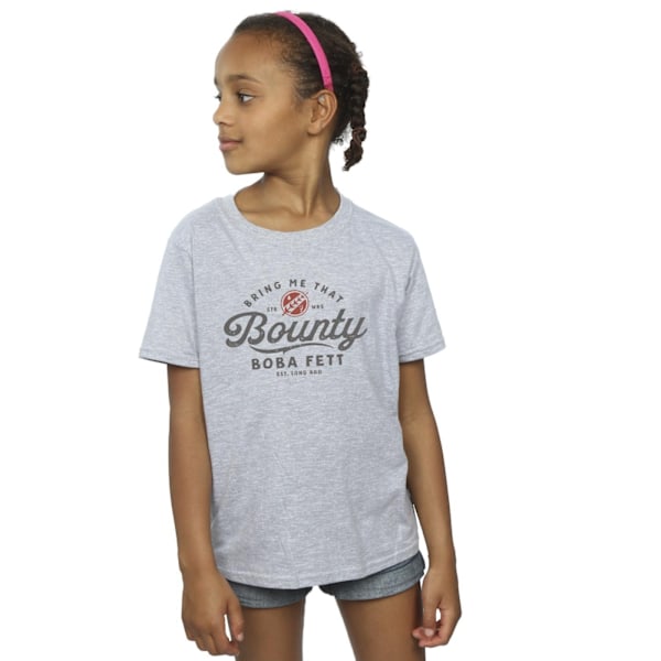 Star Wars Girls The Book Of Boba Fett Bring Me That Bounty Cott Sports Grey 9-11 Years