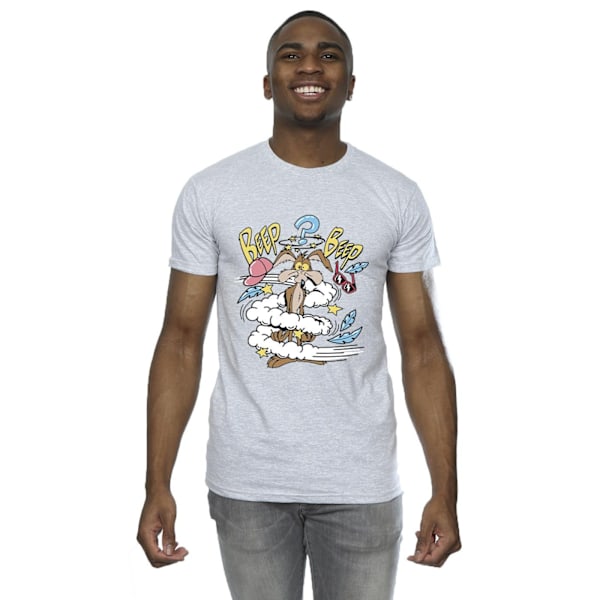 Looney Tunes Mens Coyote Daze T-Shirt 4XL Sports Grey Sports Grey 4XL