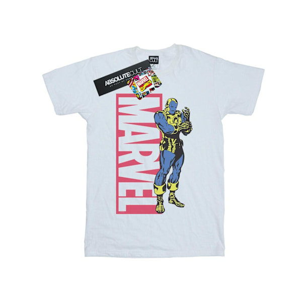 Marvel Girls Iron Man Pop Profile Bomull T-shirt 5-6 år Vit White 5-6 Years