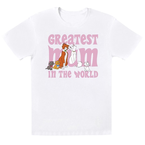 Disney Girls The Aristocats Greatest Mum Bomull T-shirt 12-13 år White 12-13 Years