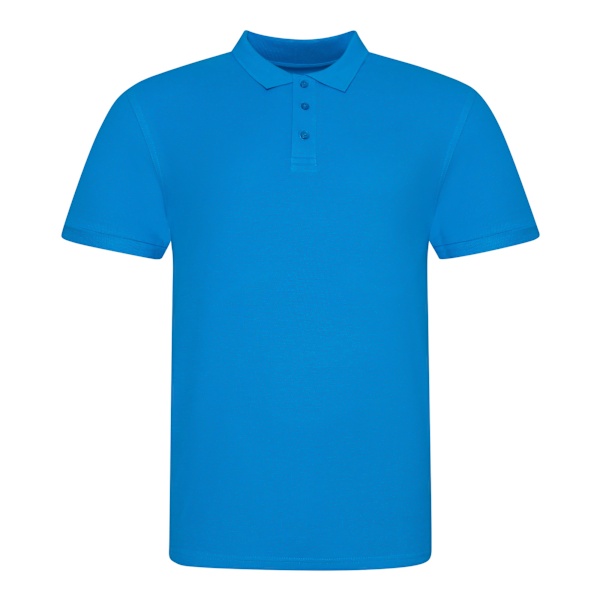 AWDis Just Polos Herr The 100 Polotröja XL Azure Blue Azure Blue XL