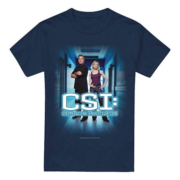 CSI Herr Serious Business T-Shirt M Marinblå Navy M