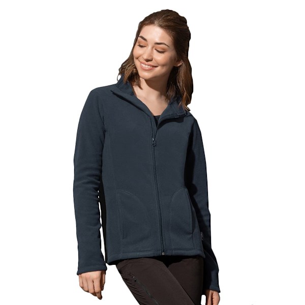 Stedman Dam/Kvinnor Active FZ Fleece XS Blå Midnatt Blue Midnight XS