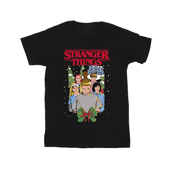 Netflix Stranger Things Jul Affisch T-shirt L Svart Black L