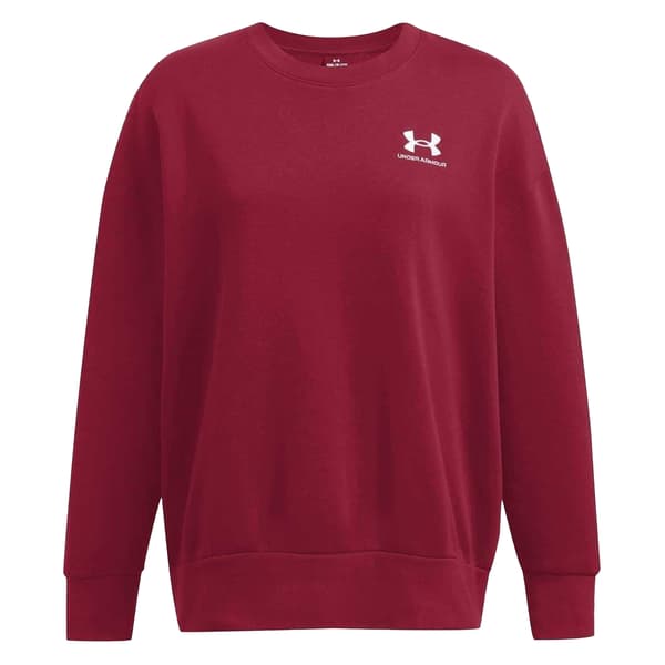 Under Armour Dam Essential Oversized Sweatshirt 10 UK Red 10 UK
