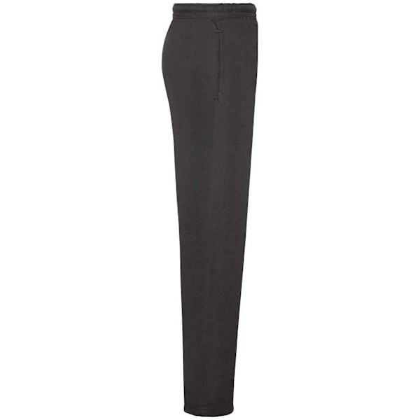 Fruit of the Loom Herr Open Hem Joggingbyxor XL Svart Black XL