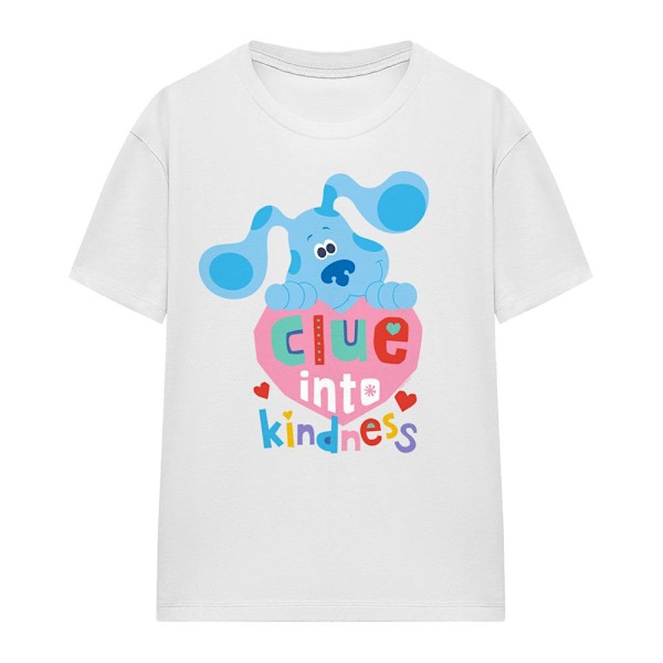 Blue´s Clues & You! Unisex Vuxen Clue Into Kindness T-Shirt S W White S
