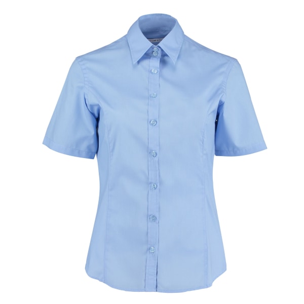 Kustom Kit Skräddarsydd affärsskjorta för dam/dam 12 UK Light Bl Light Blue 12 UK
