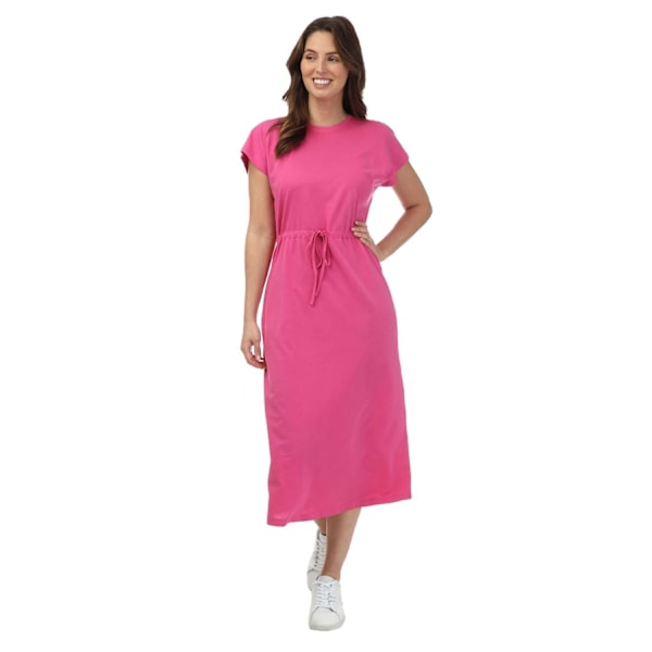Only Dam/Kvinnor May Life Jersey Midiklänning 6 UK Hallon Raspberry 6 UK
