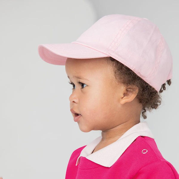 Larkwood Baby Unisex Toddler Baseball Cap 3-5 Pale Pink Pale Pink 3-5