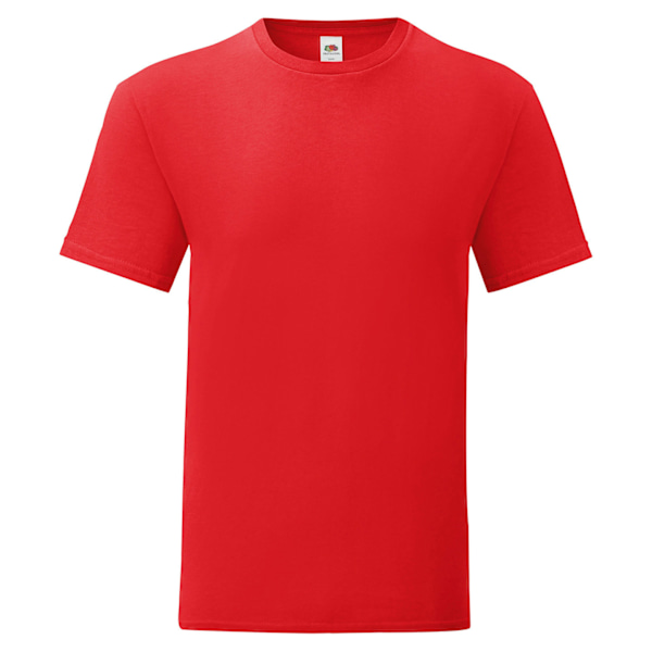 Fruit of the Loom Mens Iconic 150 T-Shirt L Röd Red L