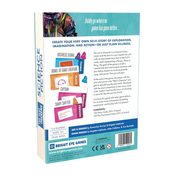 Bright Eye Games Unisex Vuxen The Plot Thickens: Sci-Fi Kortspel Multicoloured One Size