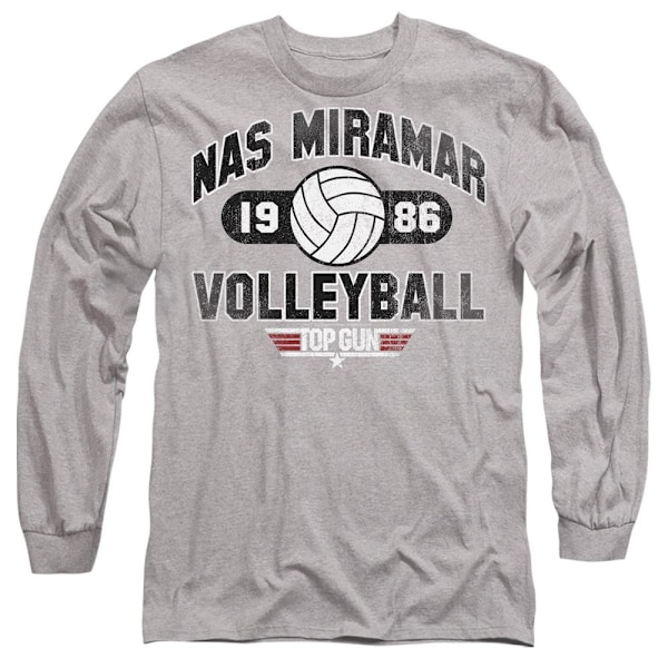 Top Gun Unisex Vuxen Nas Miramar Volleyboll T-shirt M Sport Hea Sport Heather M