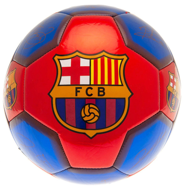 FC Barcelona Barca Barca Barca Crest Football 5 Maroon/Navy Blu Maroon/Navy Blue 5