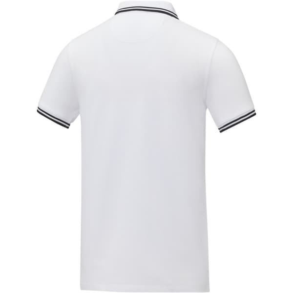 Elevate Herr Amarago Kortärmad Pikétröja L Vit White L