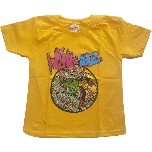 Blink 182 Barn/Barn Overboard Event T-Shirt 9-10 År Gul Yellow 9-10 Years