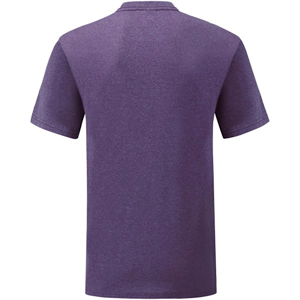 Fruit Of The Loom Mens Valueweight Kortärmad T-shirt S Heath Heather Purple S