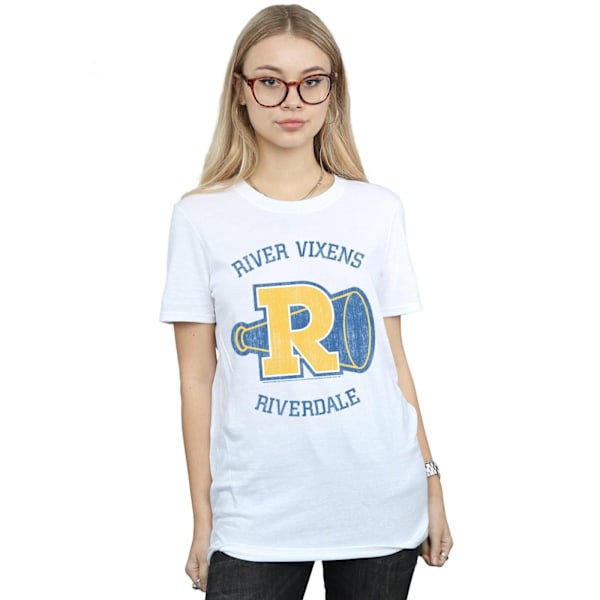 Riverdale Dam/Damer River Vixens Bomull Boyfriend T-Shirt X White XL