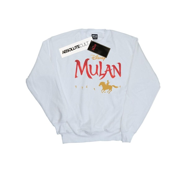 Disney Herr Mulan Filmlogotyp Sweatshirt S Vit White S