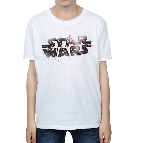 Star Wars Boys The Last Jedi Spray Logo T-Shirt 12-13 år Vit White 12-13 Years