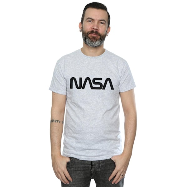 NASA Modern Logo T-shirt XL Sports Grey för män Sports Grey XL