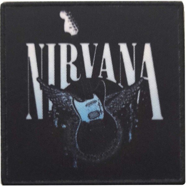 Nirvana Jag-Stang Wings Standard Iron On Patch One Size Svart Black One Size