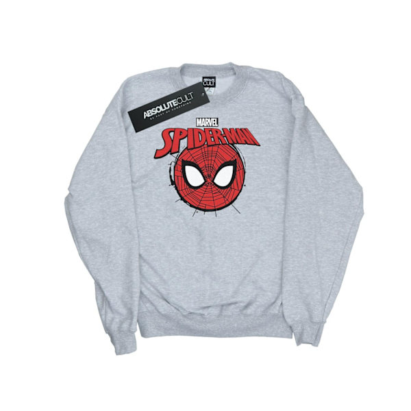 Marvel Herr Spider-Man Logo Head Sweatshirt XXL Sports Grey Sports Grey XXL