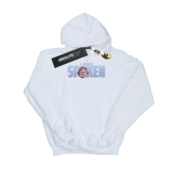 Star Wars Herr The Mandalorian Kuiil I Have Spoken Hoodie 4XL W White 4XL