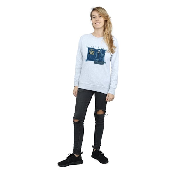 Disney Dam/Kvinnor Mardröm Innan Jul Jack Och Brunnen Sweatshirt Heather Grey S