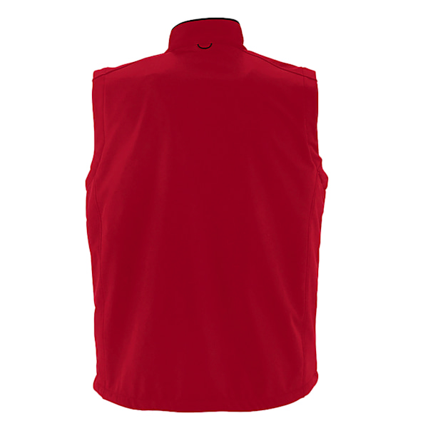 SOLS Herr Rallye Soft Shell Bodywarmer Jacka M Röd Red M