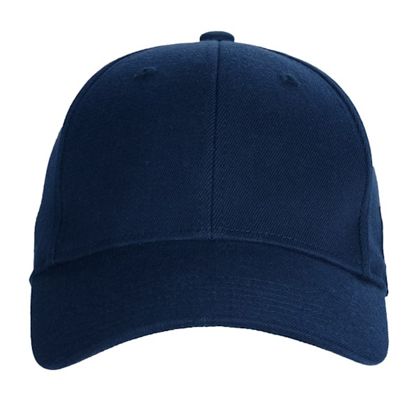 Beechfield Unisex Lågprofilerad Tung Borstad Bomulls Basebollkeps French Navy One Size